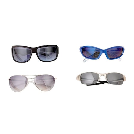 Diamond Visions Diamond Visions Assorted Sunglasses Plastic 1 pk SG-399
